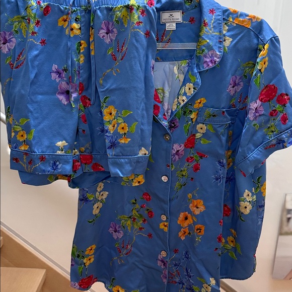 2 piece mulberry Silk Pajama Set XL - Picture 3 of 5